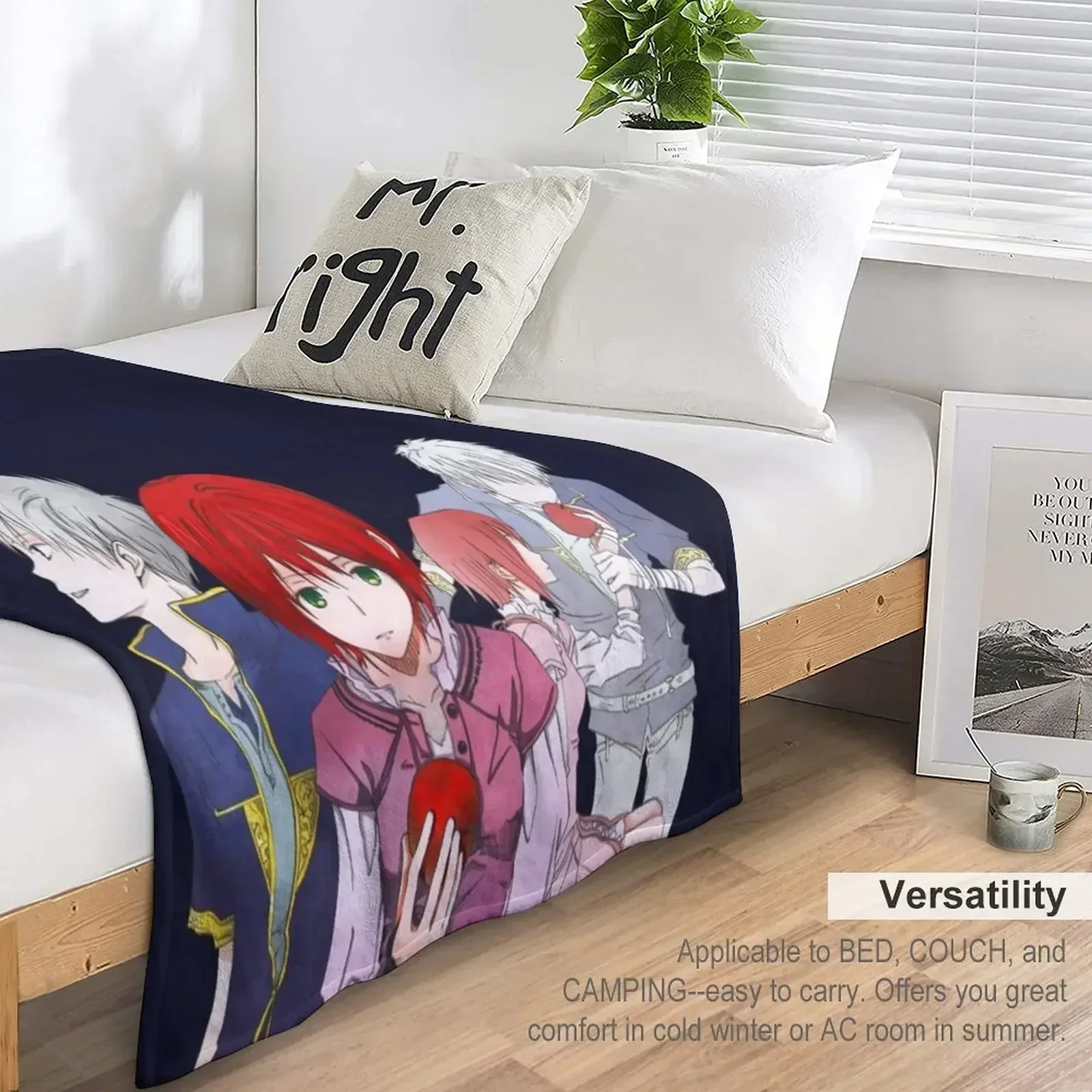 Одеяло Akagami no Shirayukihime декоративные диваны косплей аниме многофункциональные