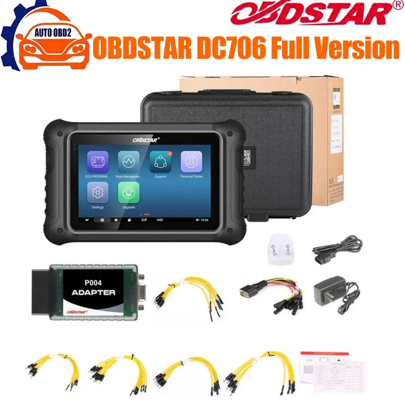Новейший инструмент OBDSTAR DC706 ECU полная версия для ECM/TCM/BODY/Clone от OBD или BENCH