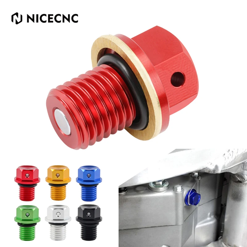 Магнитный болт M12xP1.5 для слива масла для Honda CR125 250 250R CRF250R XR 250 350 600R 650L CBR250R Suzuki Yamaha Kawasaki Магнитный болт M12xP1.5 для слива масла для Honda CR125 250 250R CRF250R XR 250 350 600R 650L CBR250R Suzuki Yamaha Kawasaki