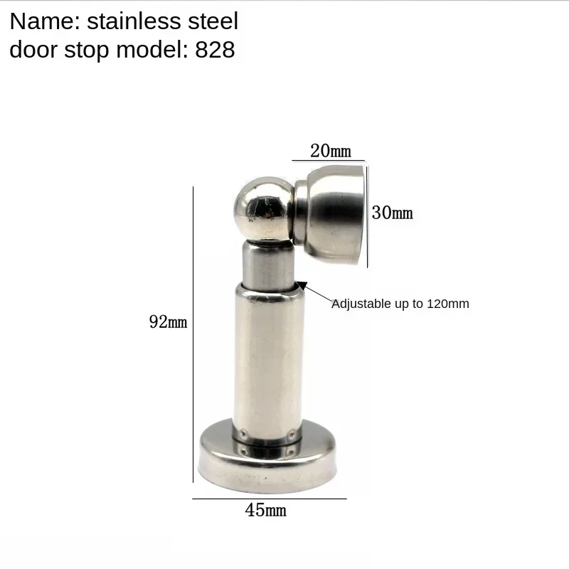 

Магнитный регулируемый стопор, скрытый дверной упор, мебельное оборудование, высокая интенсивность, для настенного или напольного крепления