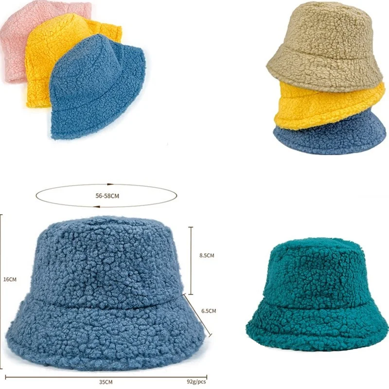 

Зимние теплые Панамы шапки из ягненка и искусственного меха шапки для рыбаков женские утепленные плюшевые шапки уличные сохраняющие тепло ...