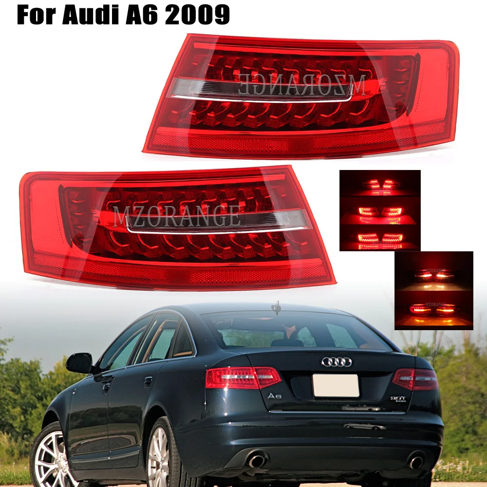 Задний светодиодный фонарь в сборе для Audi A6 C6 S6 Quattro RS6 салона Sedan 2009-2011 задний