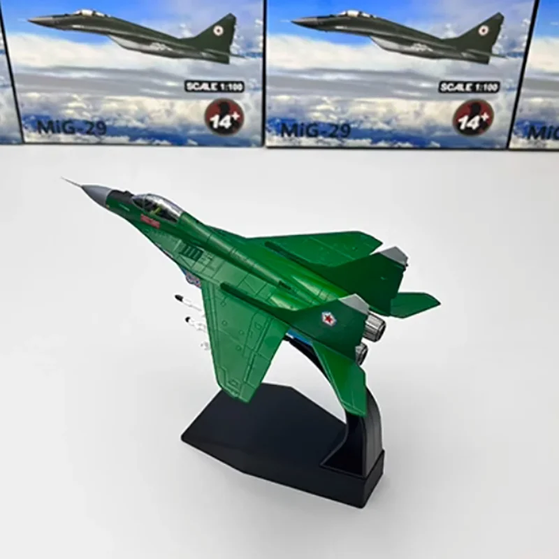 Фото Литой под давлением масштаб 1/100, Севернокорейские ВВС MIG-29A MIG29, военная модель боевого самолета, готовая коллекция игрушек №2