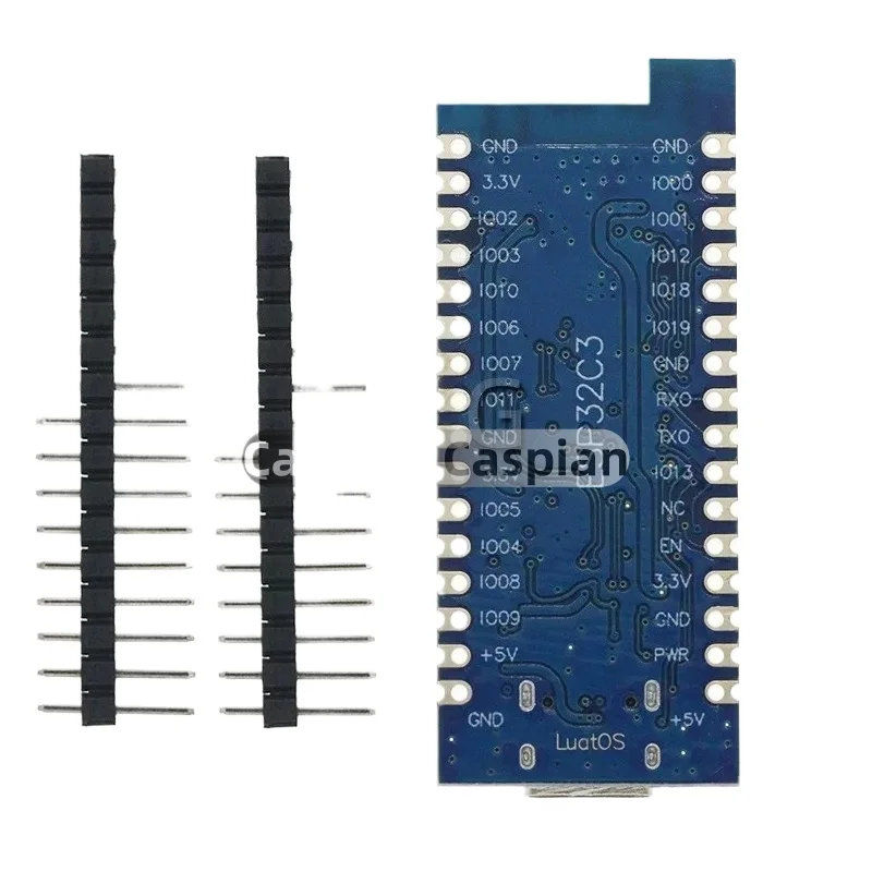 Фото Плата для разработки на базе ESP32-C3, модуль Wi-Fi 2.4G и Bluetooth, совместимый с CH343P, 32-контактный, для проверки функций чипа ESP32C3 №4
