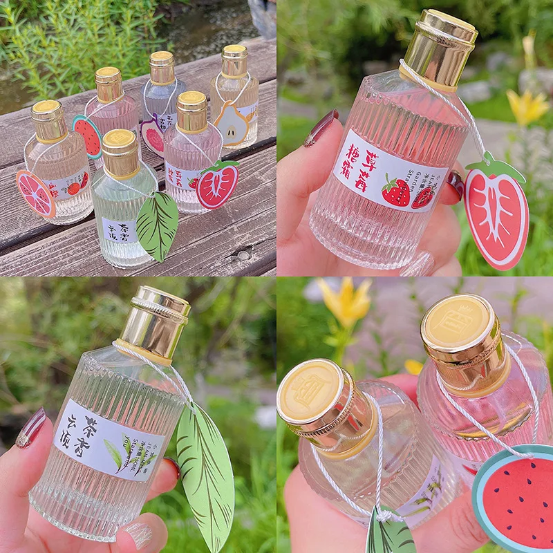 

Fast Delivery 50ml High Quality Fruit Flavor Tea Strawberry Watermelon Small Fresh Lasting Fragrance Women's Universal Perfume