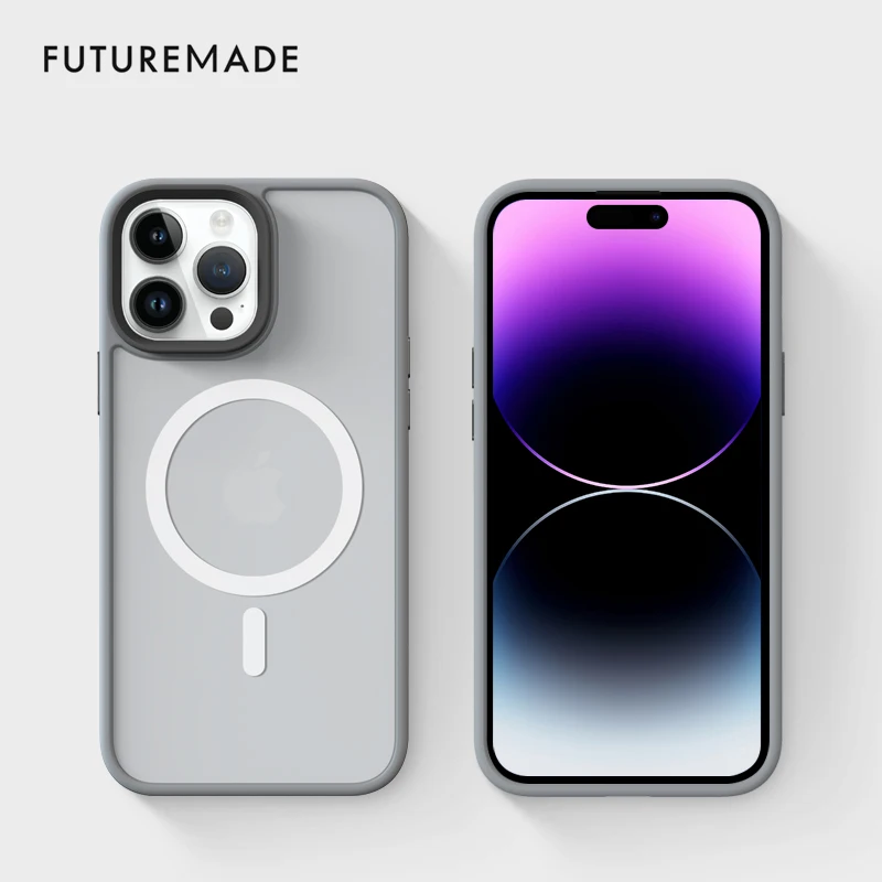 

Матовый Магнитный защитный чехол MagSafe для Apple iPhone14ProMaxPlus