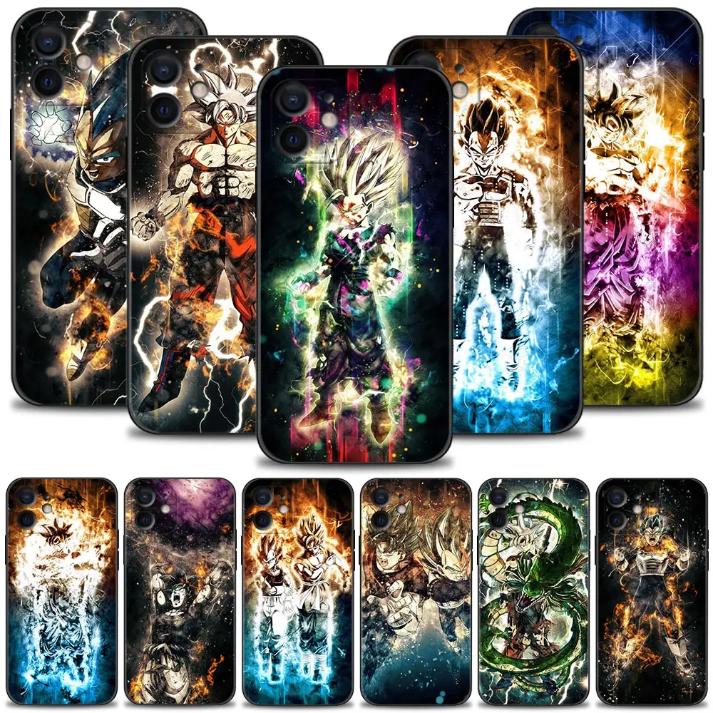 Чехол для Apple iPhone 13 12 11 Pro Max Mini XS XR X 7 8 6 6S Plus 5 цветов 2020 чехол с аниме Драконий жемчуг