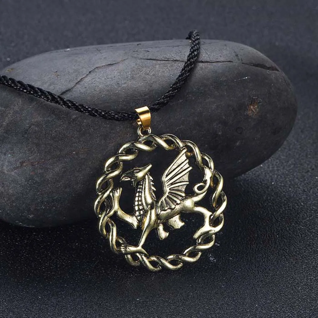 Крутой Дракон викингов с животными дьяволом для женщин и мужчин оловянный