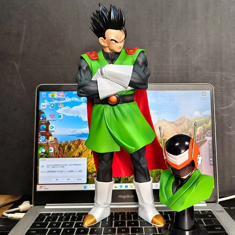 Фото В наличии 32 см Dragon Ball Z Super Saiyan Son Gohan Фигурка Great Ssj2 Gohan Аниме Фигурки Статуя Коллекция ПВХ Модель Игрушки №2
