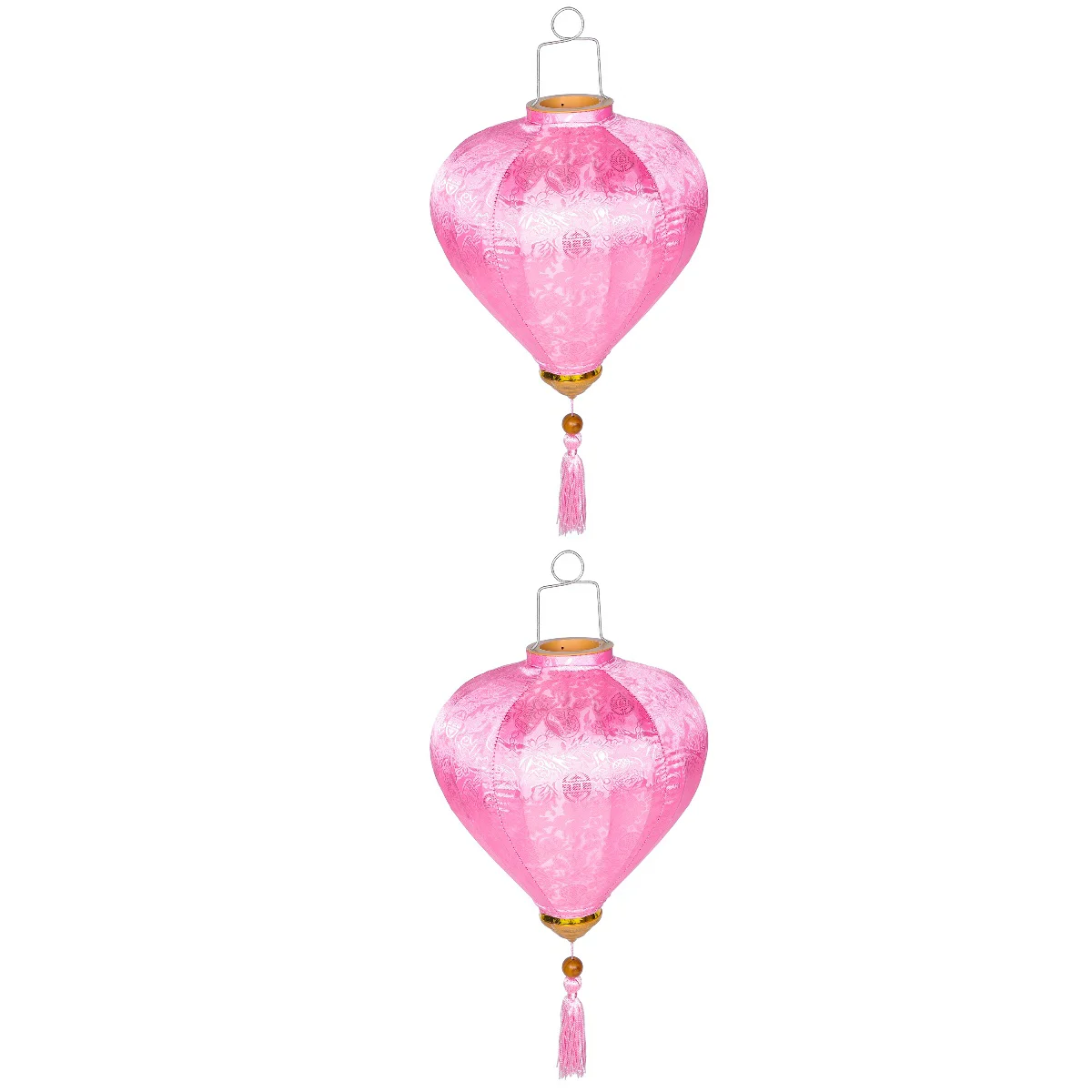 

Chinese Hanging Lantern Traditional Birthday Decor Wedding Party Fabric Festival