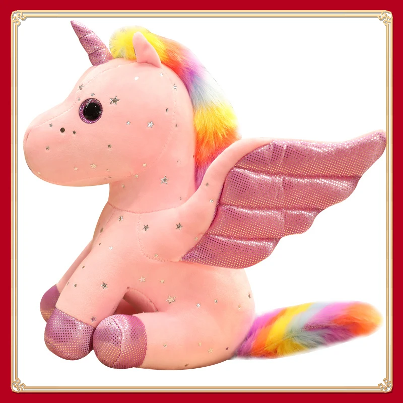 

Kawaii Plushie Unicorn Plush Angel Unicorn Doll Stuffed Animals Baby Toys for Children Boy Girl Unicornio Kids Birthday Gifts