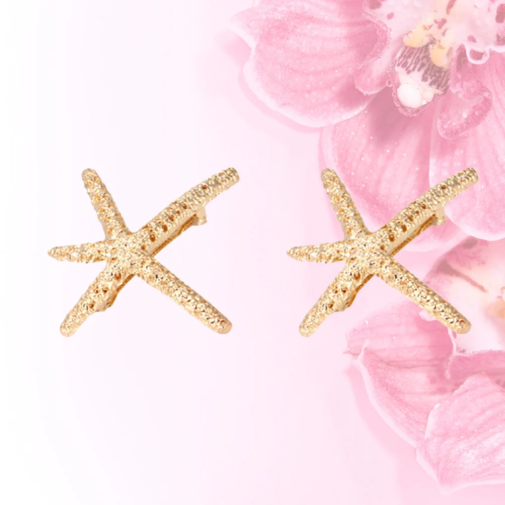 

Hair Barrettes Women S Clip Star Clips Vintage Creative Supplies Favors Duckbill Party Pin Ornaments Delicate Hairpins Side