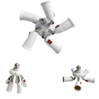 E27 сплиттер 345 головок основа лампы Регулируемый держатель для светильник Ной лампы адаптер конвертер гнездо держатель лампы высокого качества