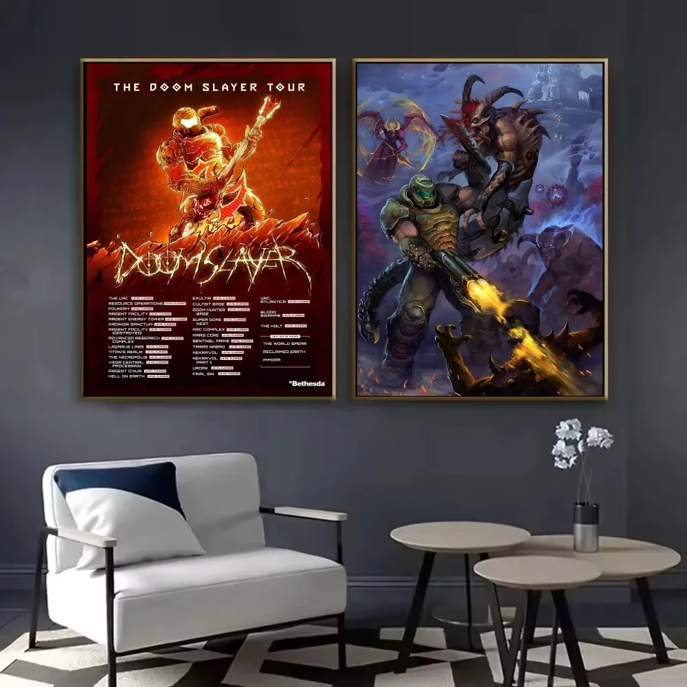 Плакат A-DOOM-Eternal