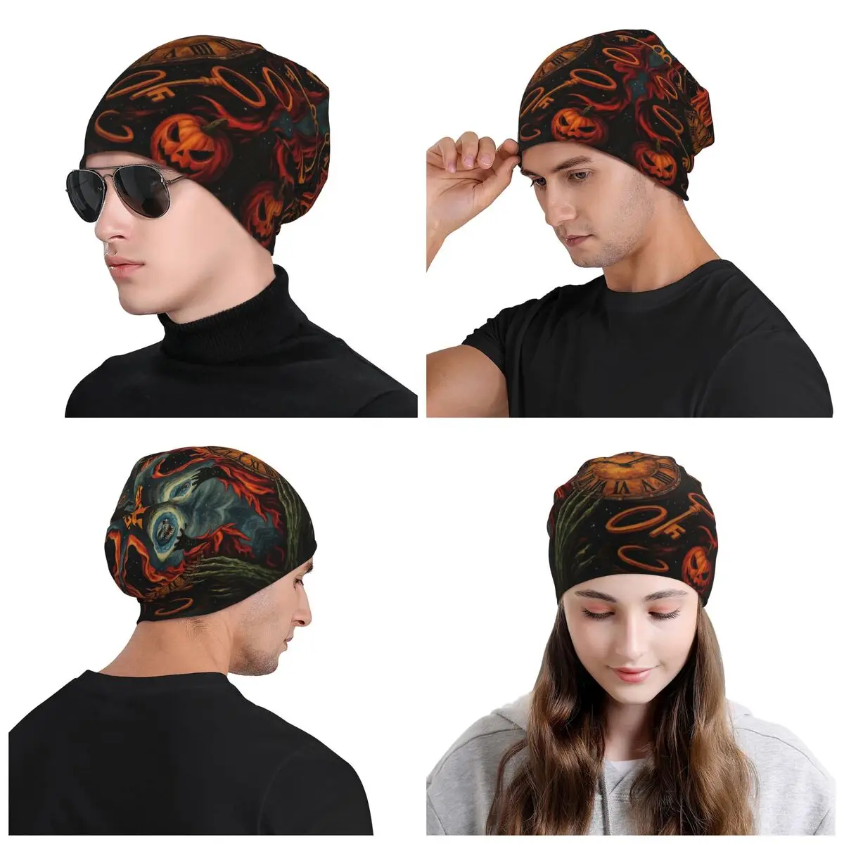 Музыкальные топы на заказ H-Helloweenes, брендовые шапочки Skullies, шапки для мужчин и женщин, зимняя теплая вязаная шапка в стиле хип-хоп, шляпы в стиле ретро для взрослых (art.: 3920d3bb64602) - 3920d3bb64602