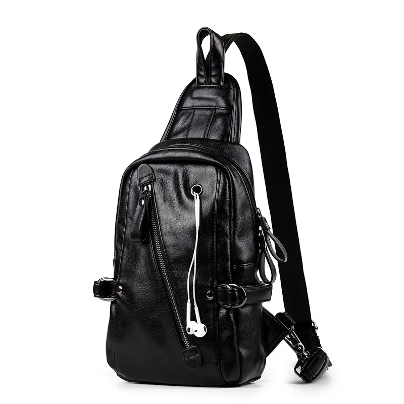 

Модная мужская нагрудная сумка, удобный дорожный рюкзак на одно плечо с скошенным крестом для верховой езды