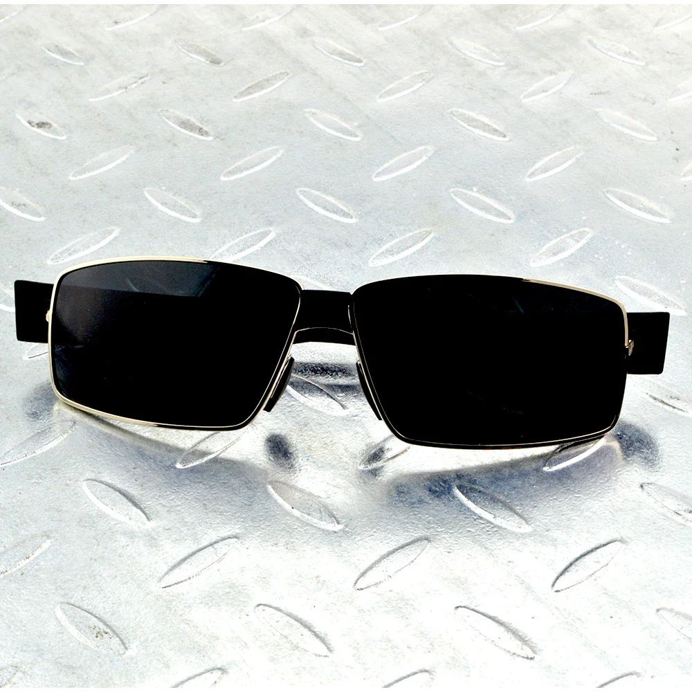 Спортивные удобные прямоугольные черные модные поляризационные солнцезащитные