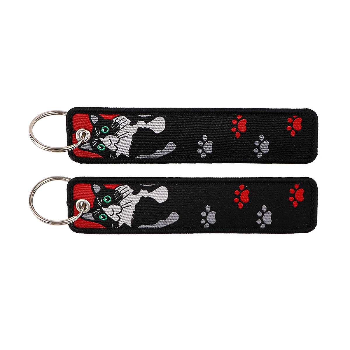 mer brelok do kluczy samochodów plecak breloki na klucze moda haftowane Jet Tag akcesoria prezenty