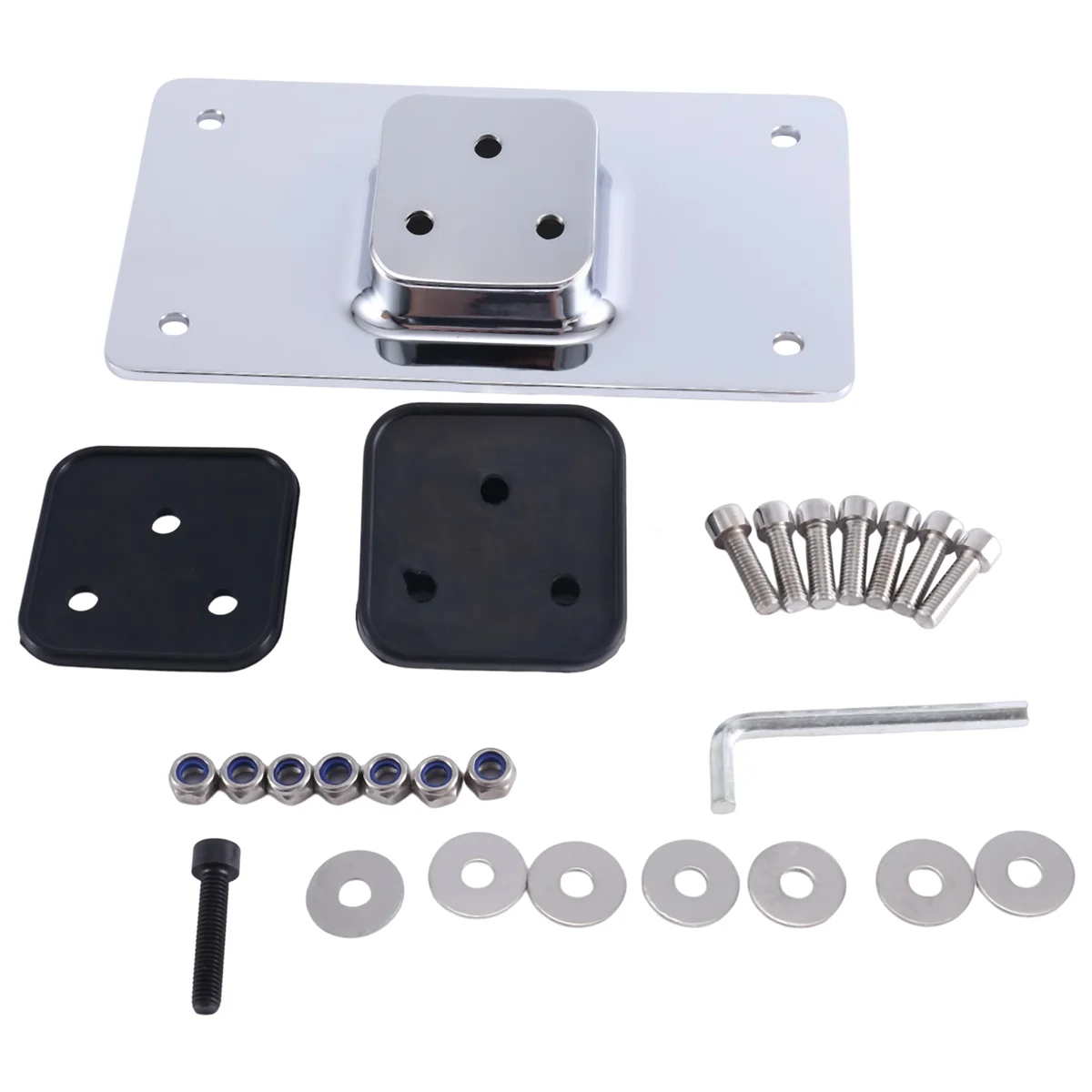 

Motorcycle License Plate Frame License Plate Bracket Plate Frame Bracket for Harley As shown