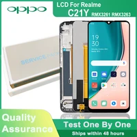 original 6 5 display for oppo realme c21y lcd touch screen digitizer assembly replaceable for realme c21y rmx3261 rmx3263 lcd