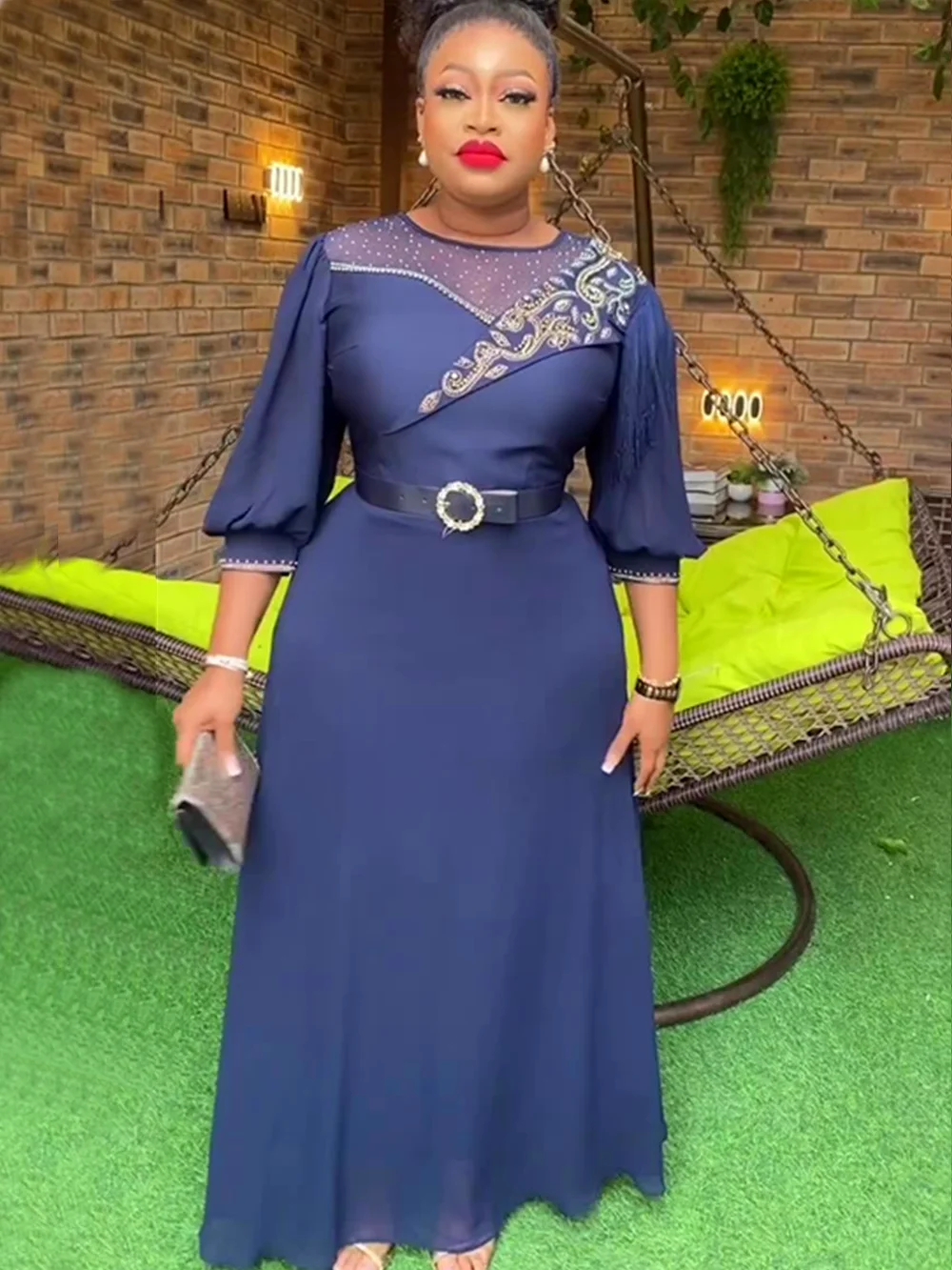 Элегантные африканские платья для женщин 2024 новая африканская одежда большие