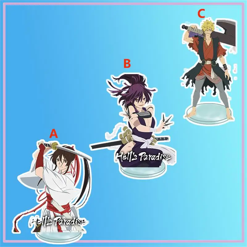 

Anime Stand Jigokuraku Yamada Asaemon Sagiri Acrylic Figure Display Desktop Decoration 15cm
