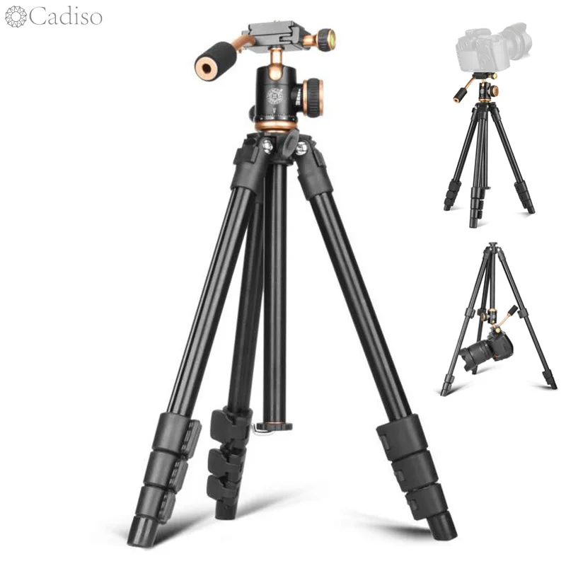 

Cadiso QZSD Q160S Camera Video Phone Tripod Stand Photo Photography Lightweight Travel Overhead Tripod with Ball Head for Camera