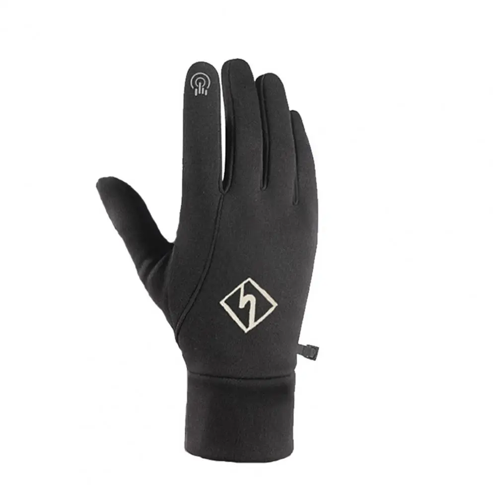 

1 Pair Useful Elastic Wear Resistant Winter Unisex Full Finger Touch Screen Gloves for Camping Men Gloves Ridding Gloves
