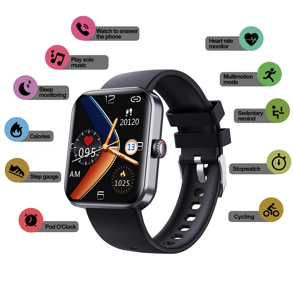

Original Smart Watch Blood Glucose Detection 24 Hour Heart Rate Monitoring 1.91 Inch Screen Body Temperature Blood Oxygen