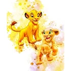 Картина из мультфильмов Король льва, сделай сам, 5D алмазная живопись, вышивка крестиком, алмазная вышивка, мозаика, домашний декор для стен