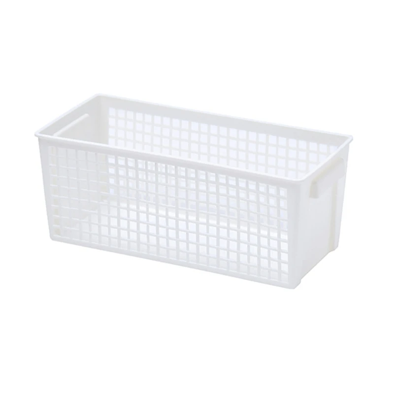 

Large Capacity Storage Baskets Bins Storage Cubes Organizer with Handles for Bathroom Cosmetics Skin Care Product