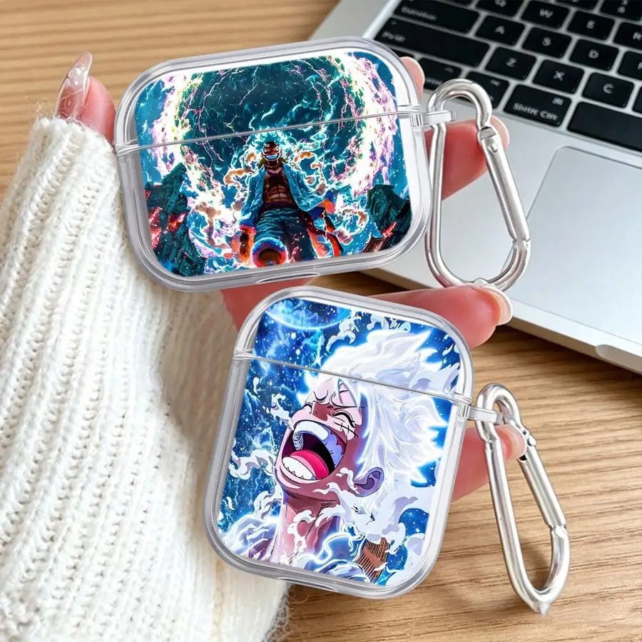Прозрачные чехлы для наушников Airpods 2 1 3 4 Pro2 Pro3 Pro One Piece Luffy Art (art.: 3920dbfa9400d) - 3920dbfa9400d