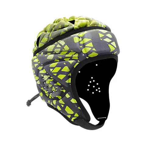 Безопасная защита головы для регби с подвеской в виде шлема для регби удобный Профессиональный защитный шлем для регби анти-столкновения