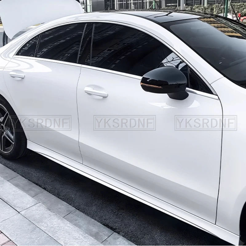 Автомобильный Стайлинг черное оконное украшение с блестками накладка для Mercedes