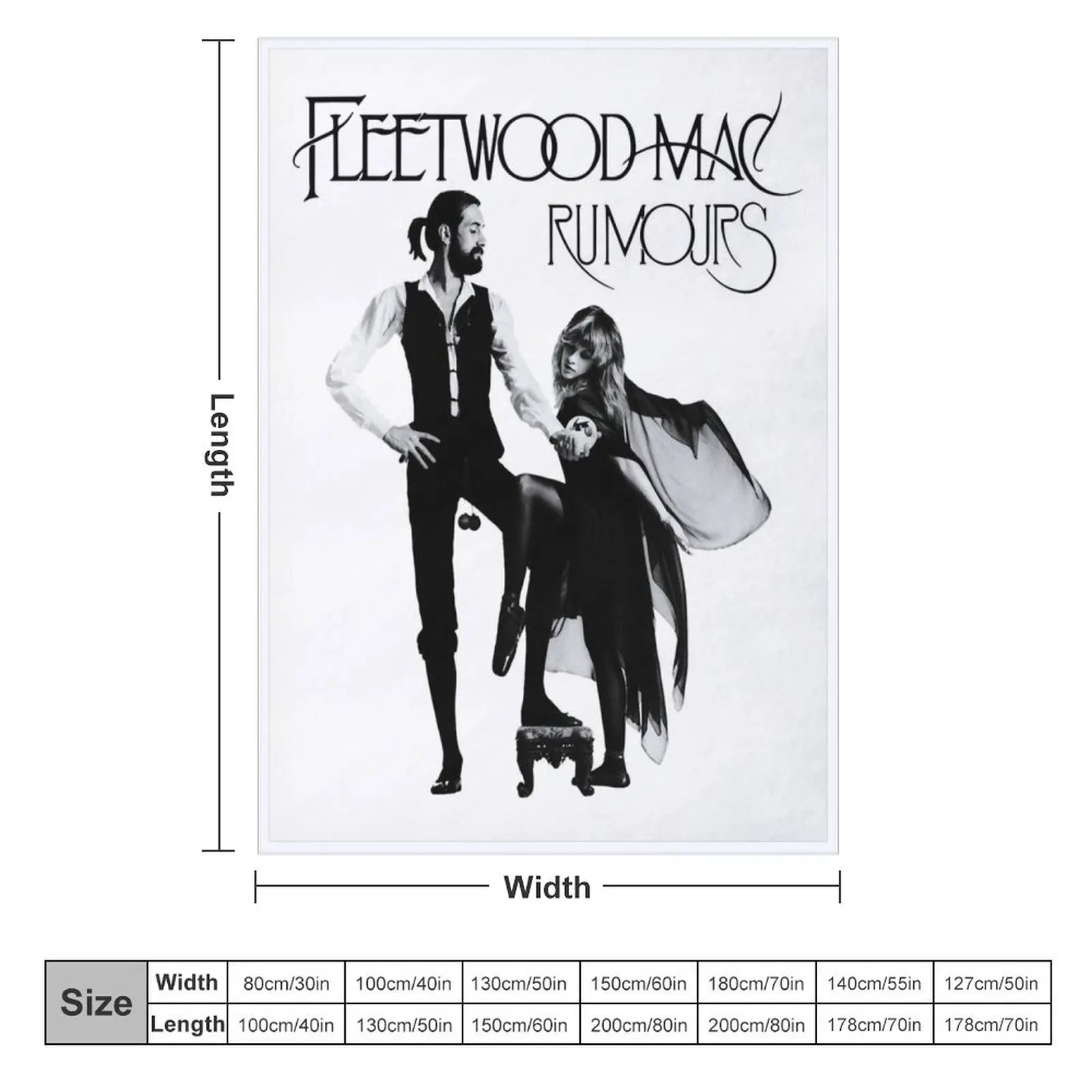 Yandie rumours fleetwood tour 2019 одеяло с логотипом для детей большие одеяла
