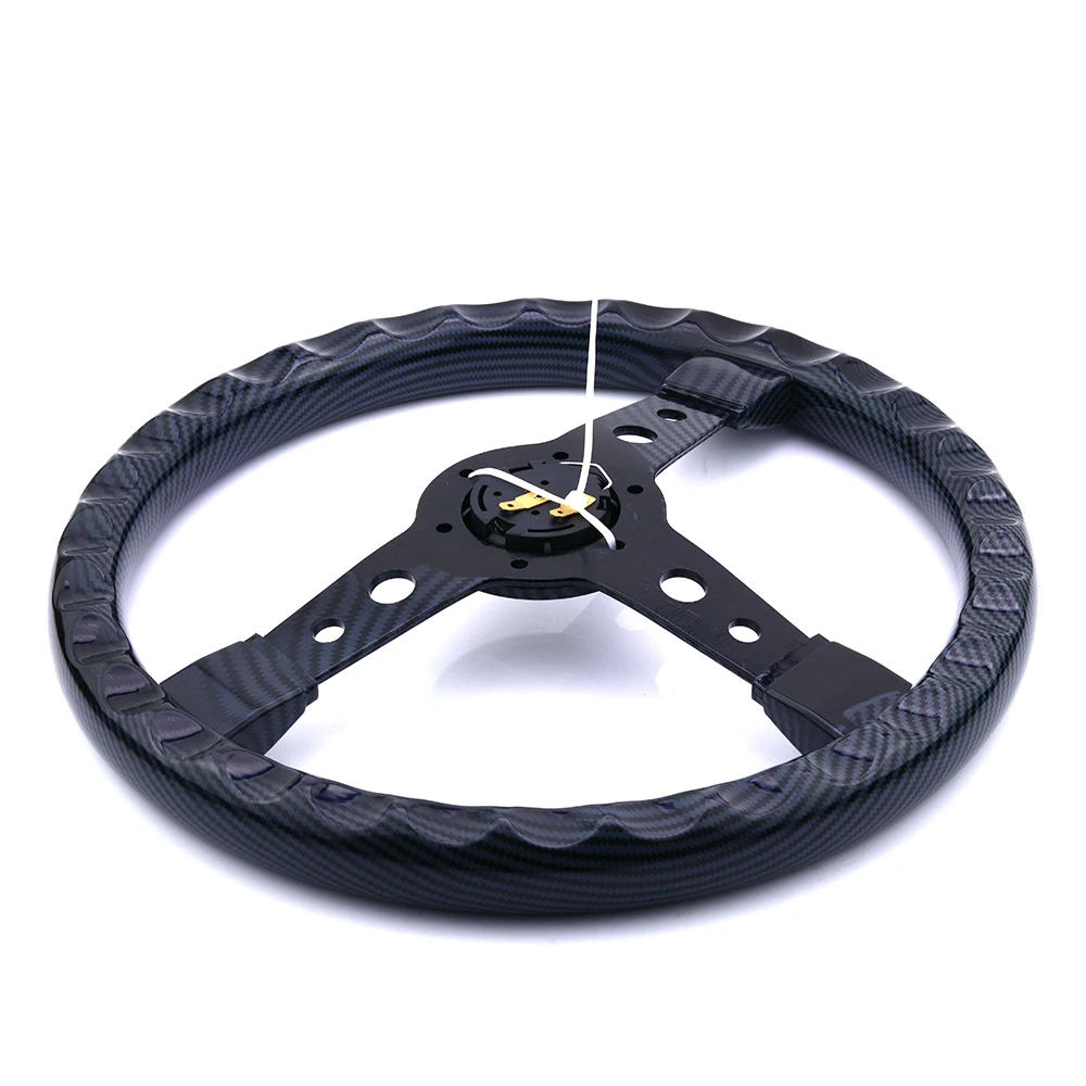 Спортивное Рулевое Колесо Ralliart из черного углеродного волокна 14 дюймов/350 мм |