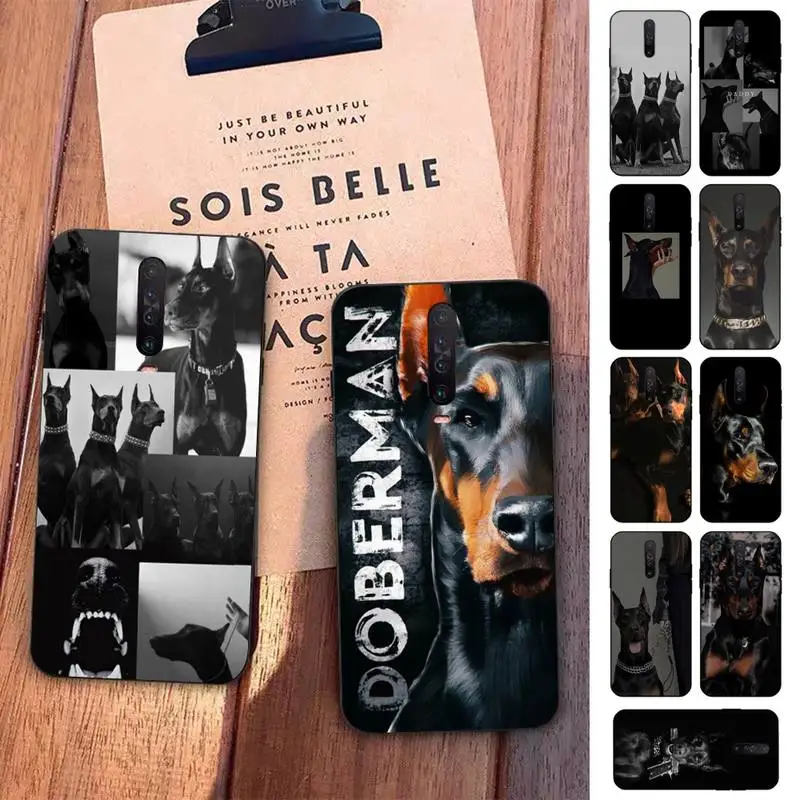 

Animal Doberman Dog Phone Case for Redmi 5 6 7 8 9 A 5plus K20 4X S2 GO 6 K30 pro