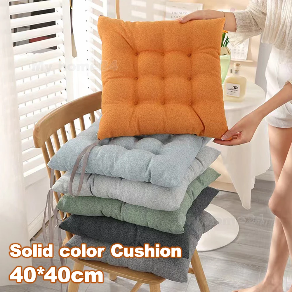 

Square Stool Cushions Pearl Cotton Office Computer Chair Protective Mat 40*40CM Seat Pad Buttocks Chair Cushion Backrest Pillow
