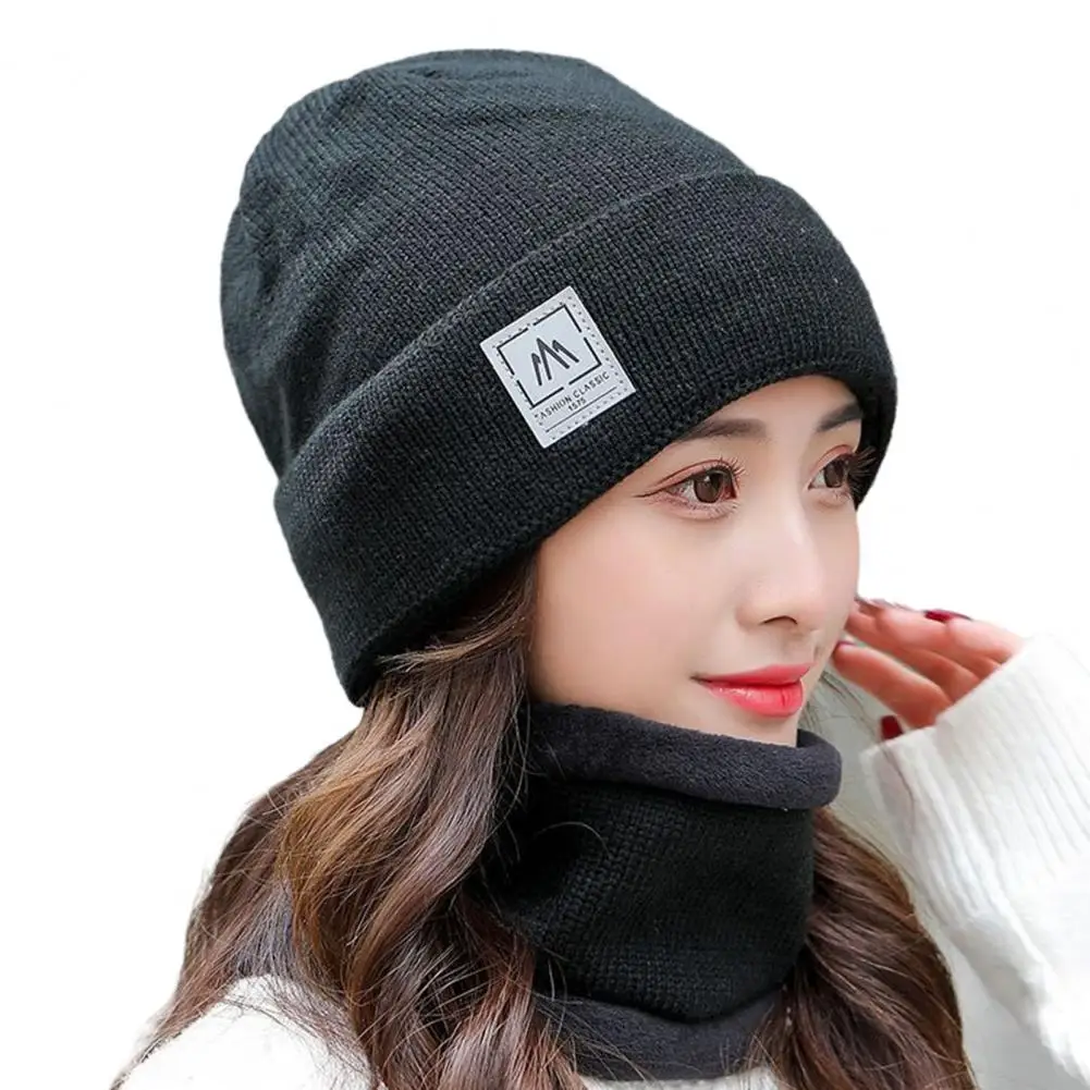 

Winter Beanie Scarf Set Cozy Winter Hat Scarf Set Knitted Windproof Anti-slip For Women Stay Warm Stylish With This Plush Neck