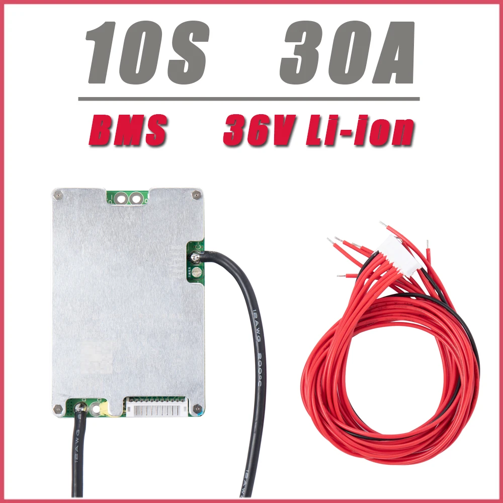 30A BMS 10S 36V 18650 Зарядное устройство для литий-ионных аккумуляторов Защита платы PCM