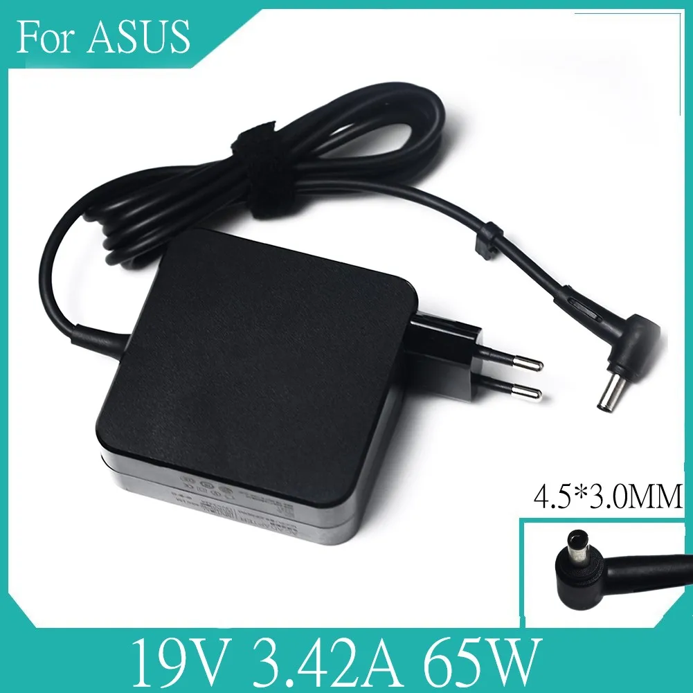 

Зарядное устройство для ноутбуков Asus X755J UX481 UX481FL UX480 UX480FD UX480F P553UJ P553UA PU301LA P500CA, 19 в, 4,5 А, 3,0 x мм