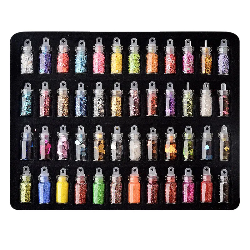 48 цветов/набор пластыри для ногтей