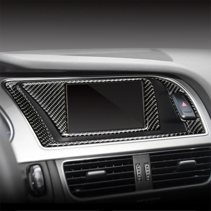 Автомобильная интерьерная консоль из углеродного волокна GPS-навигатор NBT крышка