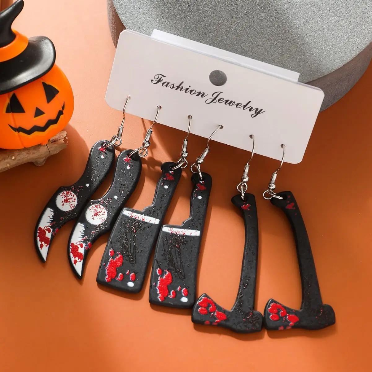

Personalized Halloween earrings and earrings cartoon
