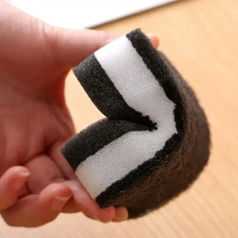 5 шт. волшебная губка трехслойная с имитацией люфы бытовая чистящая для кухни