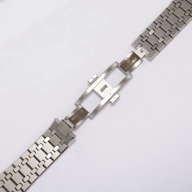 For AP fine steel watch with Royal Oak Offshore series convex interface steel band 21mm 26mm 28mm watch chain men