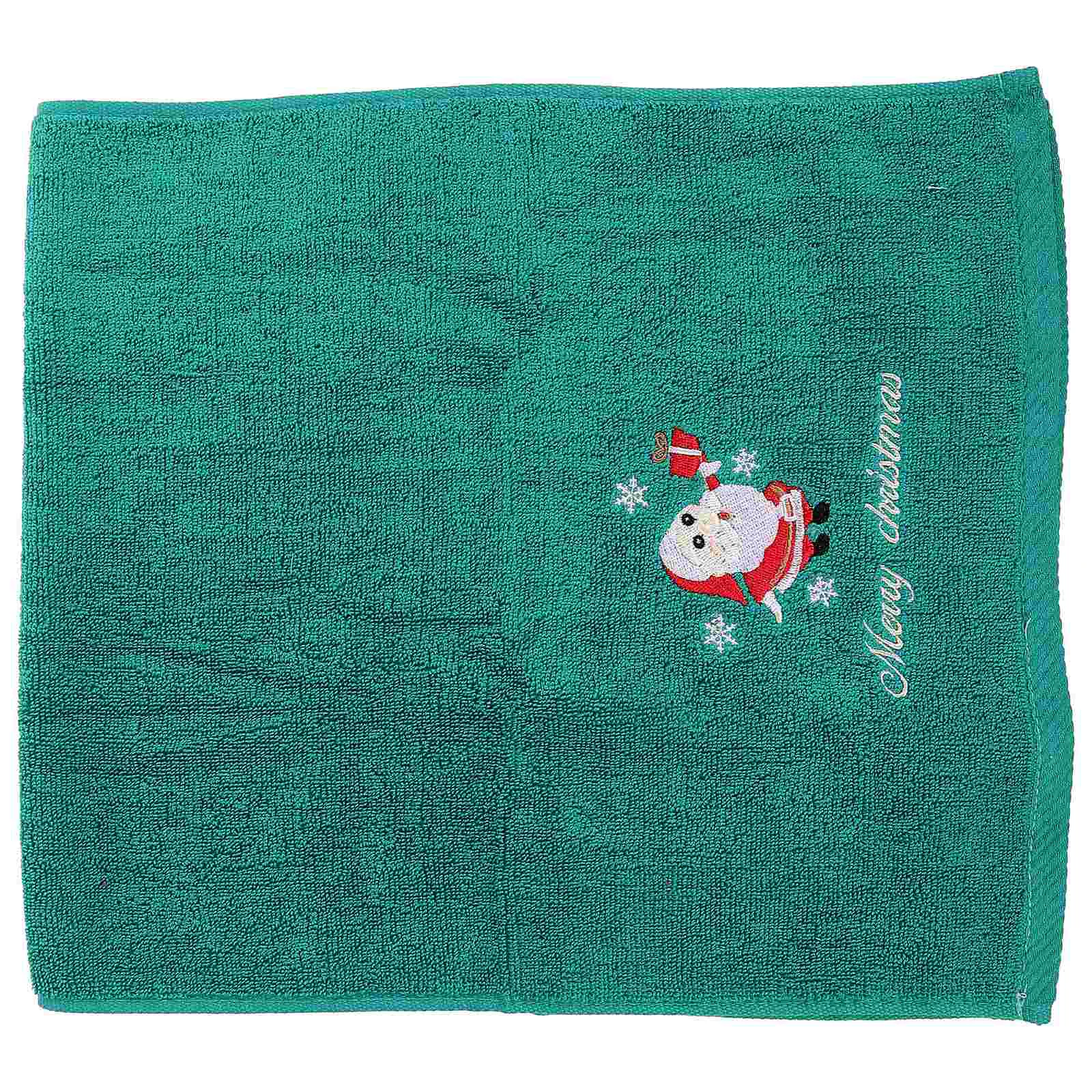 

Absorbent Face Xmas Towels Soft Christmas Hand Kitchen Dish Cotton