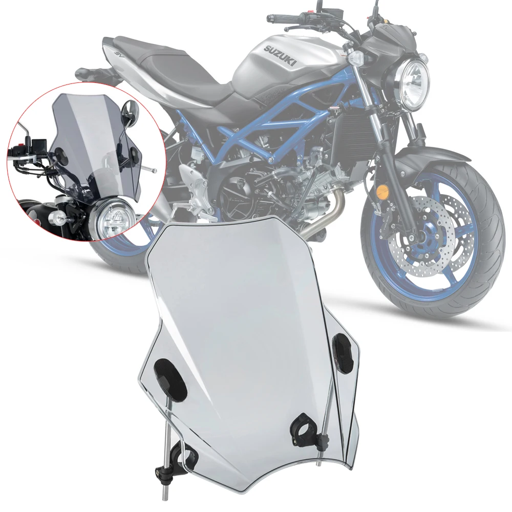 

Motorcycle Adjustable Windshield Universal For Suzuki SV650 SV 650 1999-2022