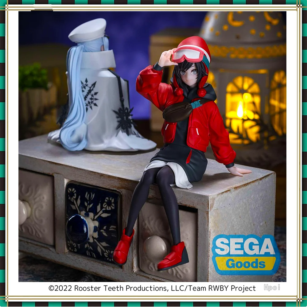 

SEGA Original Ruby Rose Lucid Dream Chokonose Premium Perching Figure Anime Figure Noodle Stopper RWBY: Ice Queendom