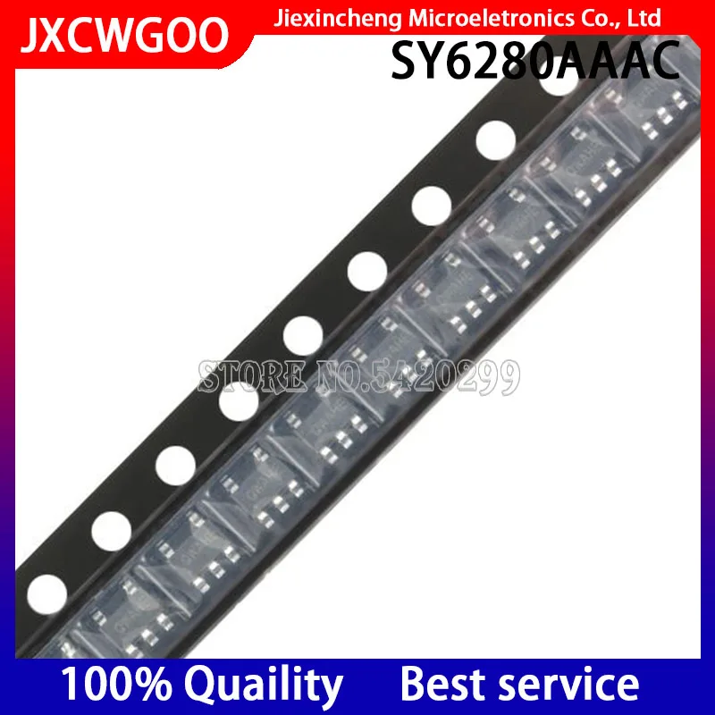 

Новая Оригинальная маркировка SY6280AAAC: QW SY6280A SY6280 SOT23-5 50 шт./лот